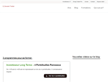 Tablet Screenshot of e-devenirtrader.com